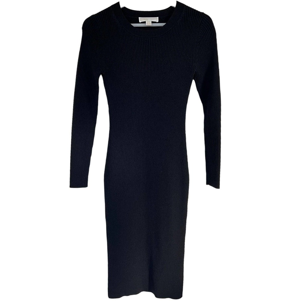 NWOT Michael Kors Ribbed Viscose Midi Dress Size S